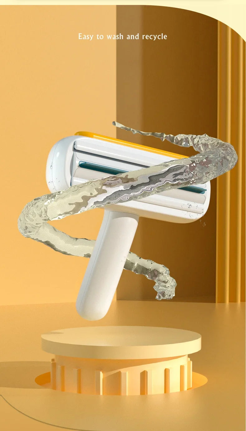 Pet Hair Roller Remover Dog Convenient Cleaning for Cats Fur Clean Brush Base Home Furniture Sofa Clothes Cleaner Brush