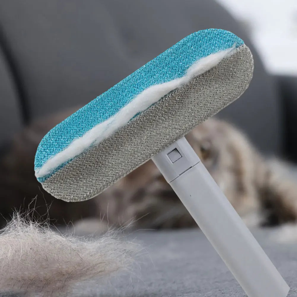 3 in 1 Pet Hair Remover Brush Long Handle Window Cleaning Brush Pet Fur Cleaning Tool Cat Dog Hair Remover Brush Pet Supplies