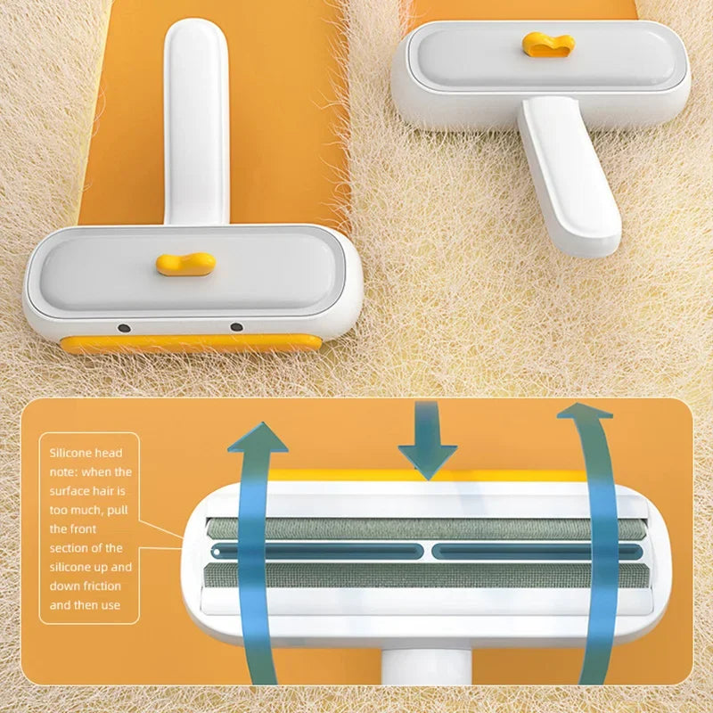 Pet Hair Roller Remover Dog Convenient Cleaning for Cats Fur Clean Brush Base Home Furniture Sofa Clothes Cleaner Brush