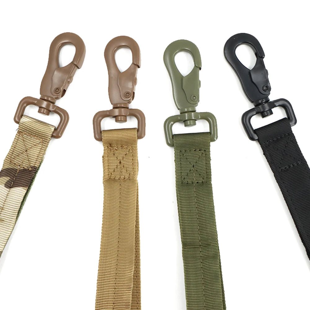 Military Dog Leashes Adjustable Leash Quick Release Elastic Rope With 2 Control Handle For Medium and Small Dogs Accessories