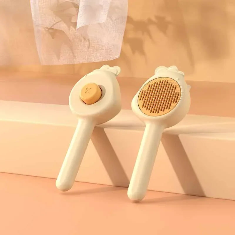 Pet Massage Brushes Cat Comb Hair Removal Pet Grooming BrushSelf Grooming Brush for Kitten Removes Tangles Loose Fur Cats Dogs