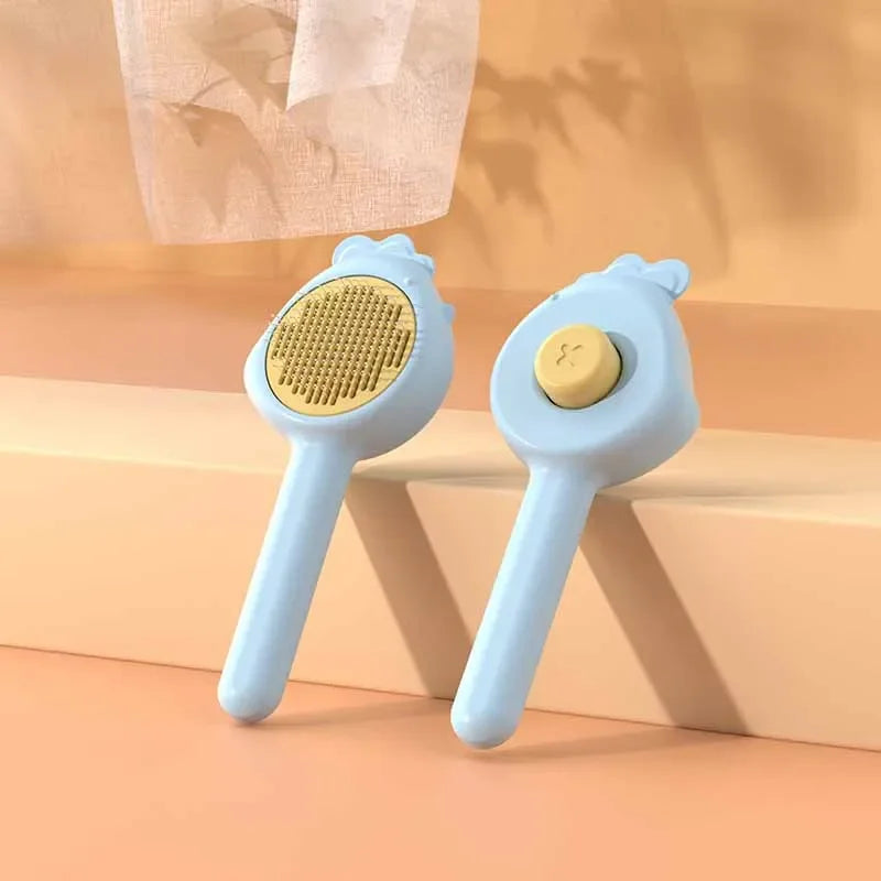 Pet Massage Brushes Cat Comb Hair Removal Pet Grooming BrushSelf Grooming Brush for Kitten Removes Tangles Loose Fur Cats Dogs