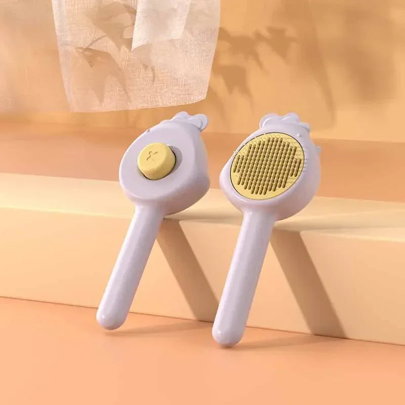 Pet Massage Brushes Cat Comb Hair Removal Pet Grooming BrushSelf Grooming Brush for Kitten Removes Tangles Loose Fur Cats Dogs