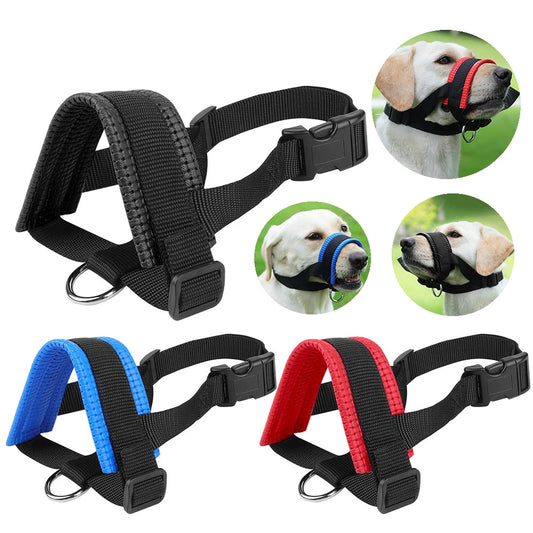 Dog mouth cover, anti bite and anti barking, adjustable mouth cover, comfortable and thick, anti ingestion dog mouth cover