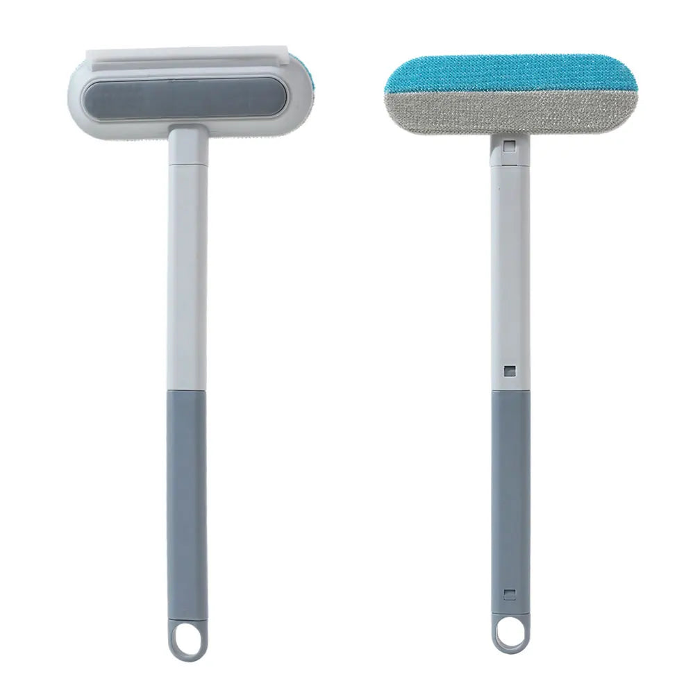 3 in 1 Pet Hair Remover Brush Long Handle Window Cleaning Brush Pet Fur Cleaning Tool Cat Dog Hair Remover Brush Pet Supplies