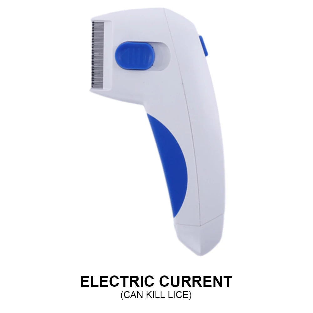 Flea Comb Electric Pet Anti Flea Tick Pest Cat Dog Safe Kills Fleas Pet Supply for Dandruff Removal/Hair Stains/Removing Fleas