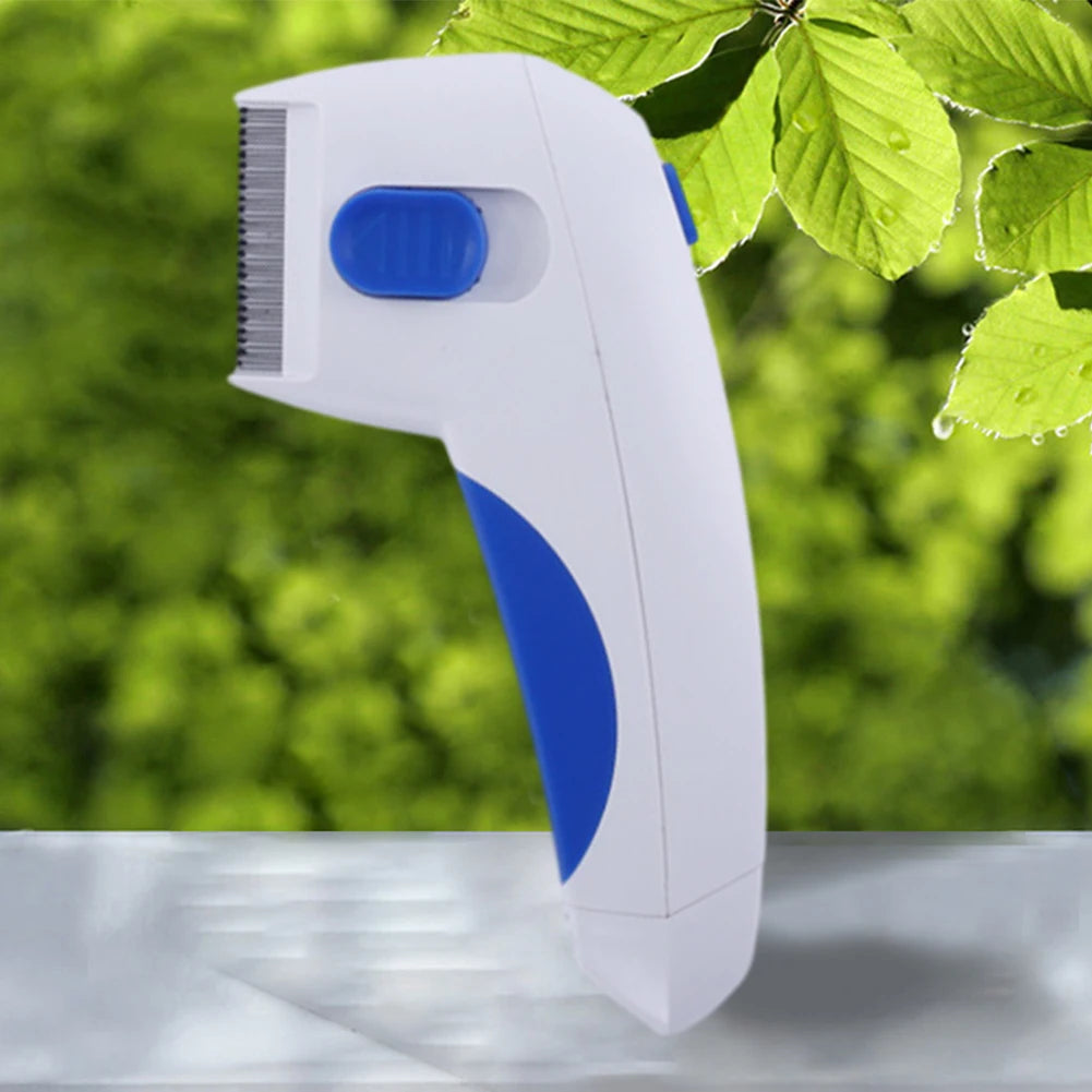 Flea Comb Electric Pet Anti Flea Tick Pest Cat Dog Safe Kills Fleas Pet Supply for Dandruff Removal/Hair Stains/Removing Fleas