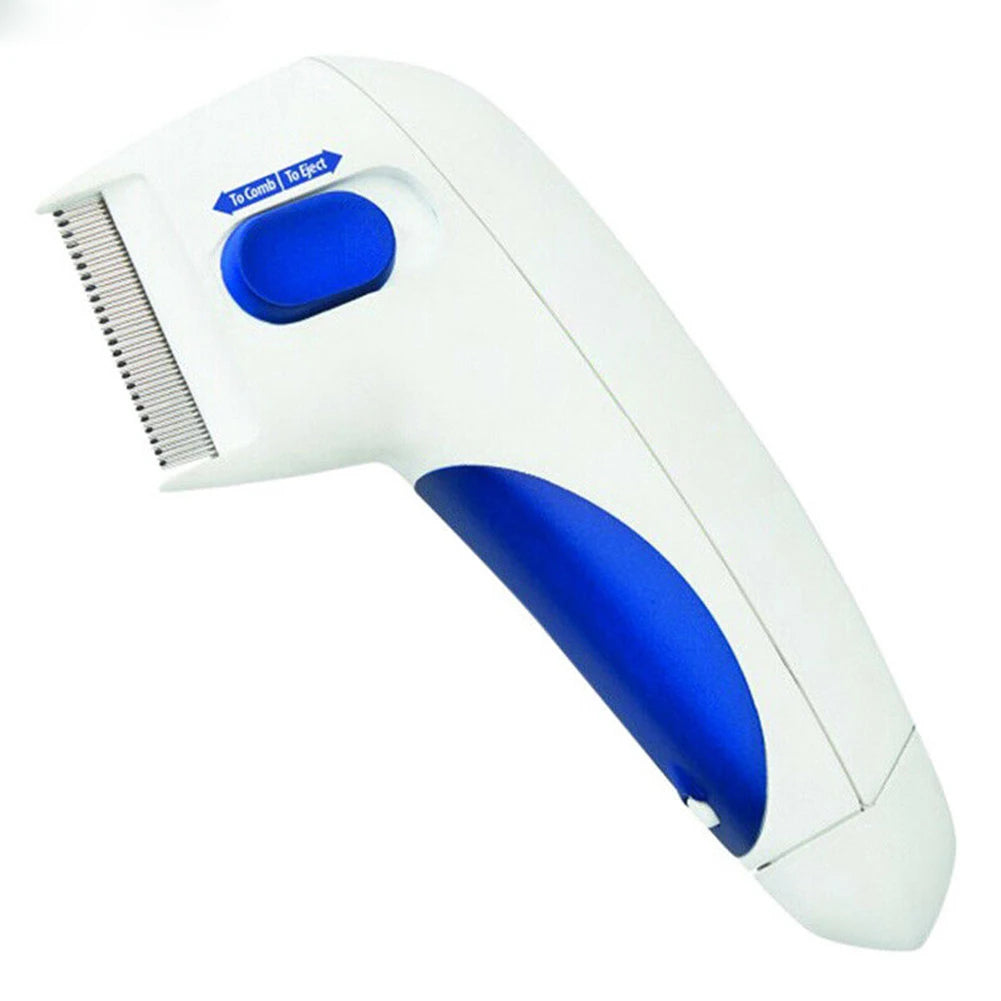 Pet Cat Dog Electric Terminator Brush Anti Removal Kill Lice Cleaner Electric Head Pet Fleas Electronic Lice Comb for Dog