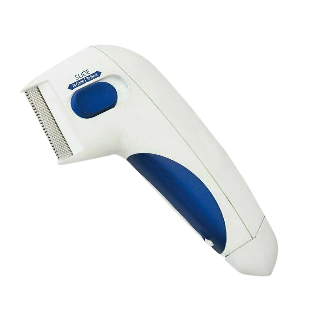 Pet Cat Dog Electric Terminator Brush Anti Removal Kill Lice Cleaner Electric Head Pet Fleas Electronic Lice Comb for Dog