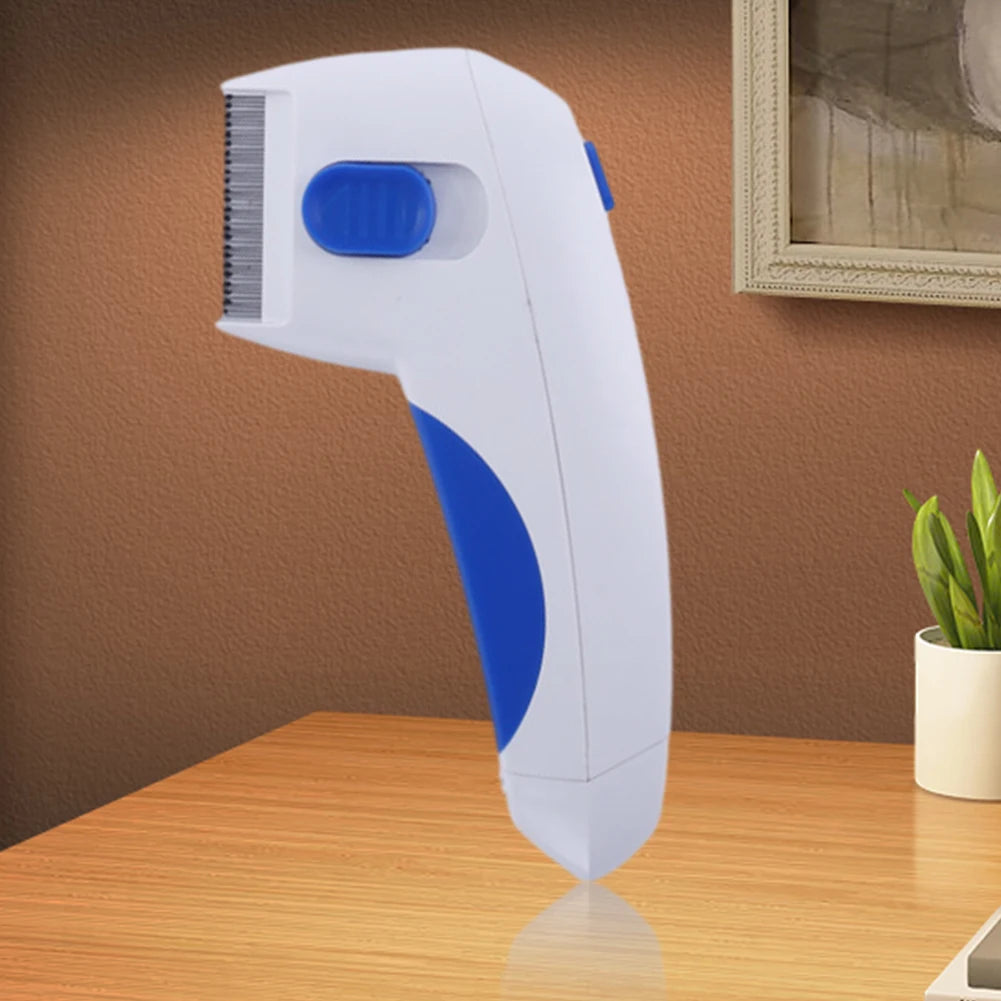 Flea Comb Electric Pet Anti Flea Tick Pest Cat Dog Safe Kills Fleas Pet Supply for Dandruff Removal/Hair Stains/Removing Fleas