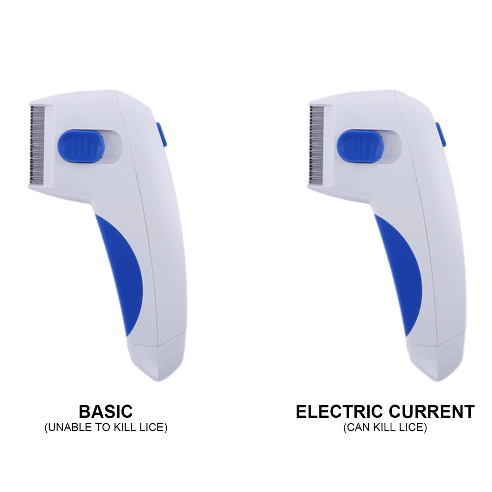 Flea Comb Electric Pet Anti Flea Tick Pest Cat Dog Safe Kills Fleas Pet Supply for Dandruff Removal/Hair Stains/Removing Fleas