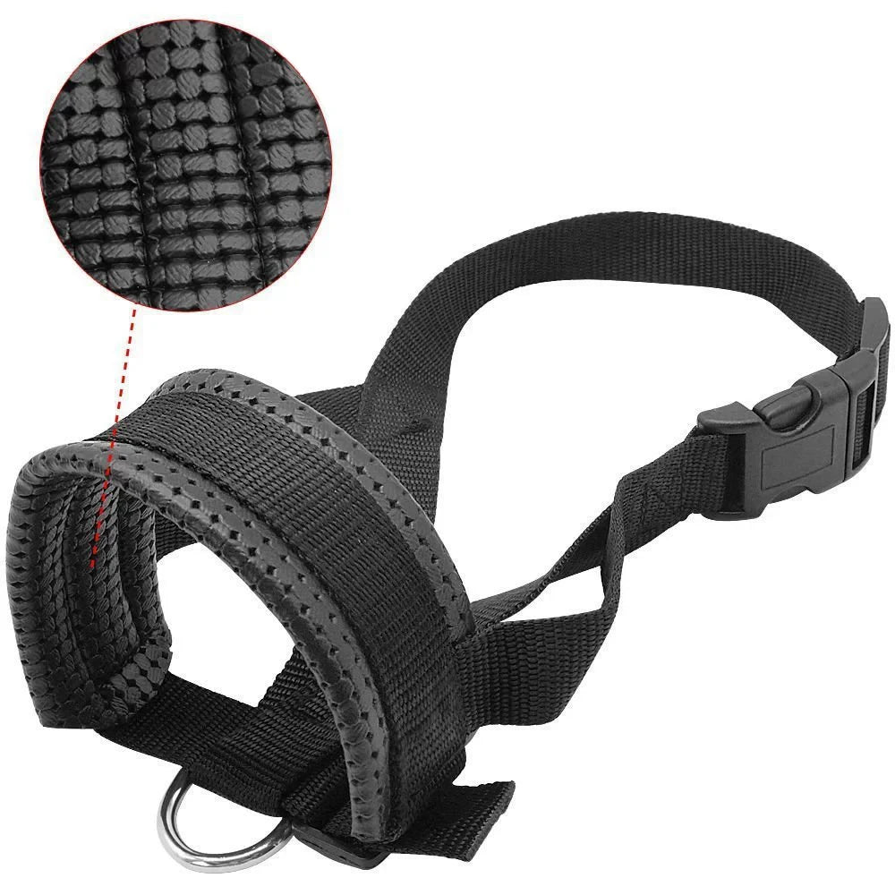 Dog mouth cover, anti bite and anti barking, adjustable mouth cover, comfortable and thick, anti ingestion dog mouth cover