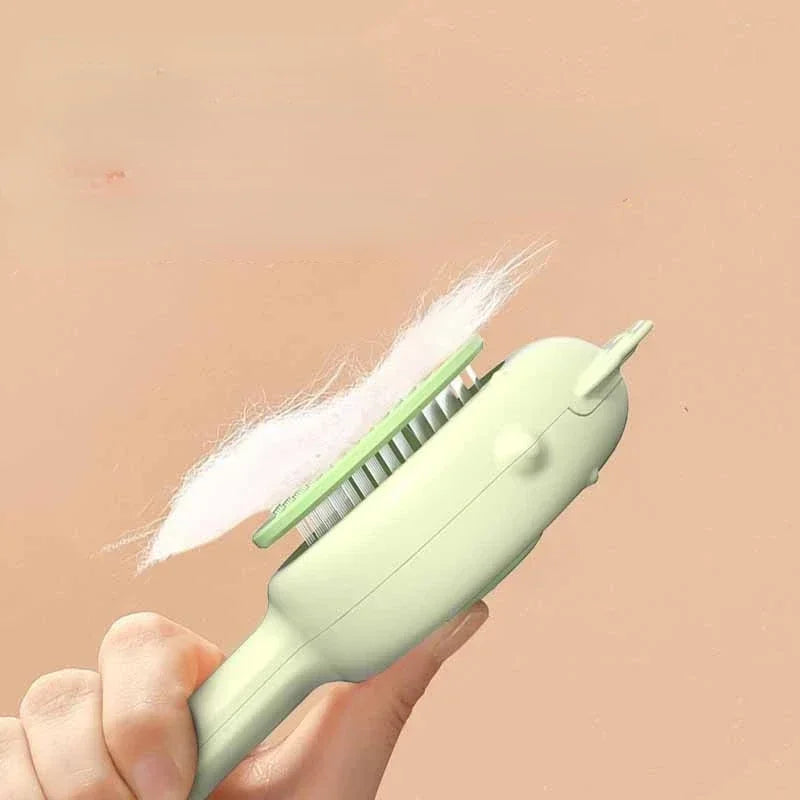 Pet Massage Brushes Cat Comb Hair Removal Pet Grooming BrushSelf Grooming Brush for Kitten Removes Tangles Loose Fur Cats Dogs